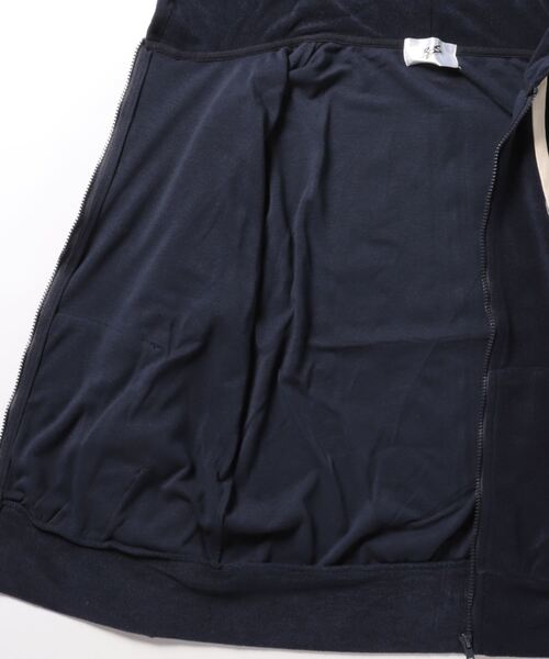 sunny branch（サニーブランチ）の「パイル　 プリントジップパーカー（スウェット・レディース・ブラック/ネイビー・MEDIUM/LARGE）」の4枚目の写真