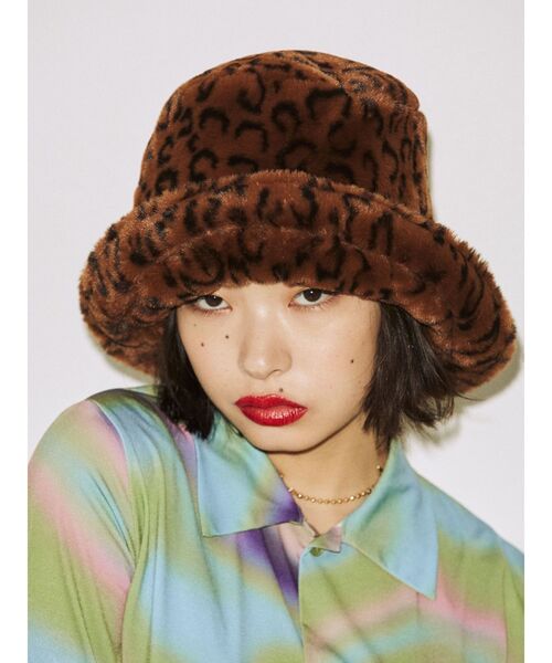 jouetie（ジュエティ）の「ファーバケットハット（ハット・レディース・ブラック/ブラウン・FREE）」の9枚目の写真