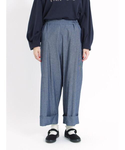 Samansa Mos2（サマンサ モスモス）の「【エイジレスデニム】ロールアップマルチスタイルデニム（デニムパンツ・レディース・ネイビー・F）」の5枚目の写真