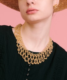 manana suerte（マニャーナスエルテ）の「ボールチェーンクロシェネックレスM（ネックレス・レディース）」