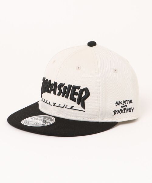 THRASHER（スラッシャー）の「THRASHER/スラッシャー キッズ キャップ CAP  K-THR-C03K（キャップ・キッズ・ブラック/ダークブラウン/グレー/アイボリー・FREE/ONE）」の5枚目の写真