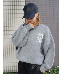 EVRIS | ワンポイントジャガードニットトップス(ニット/セーター)