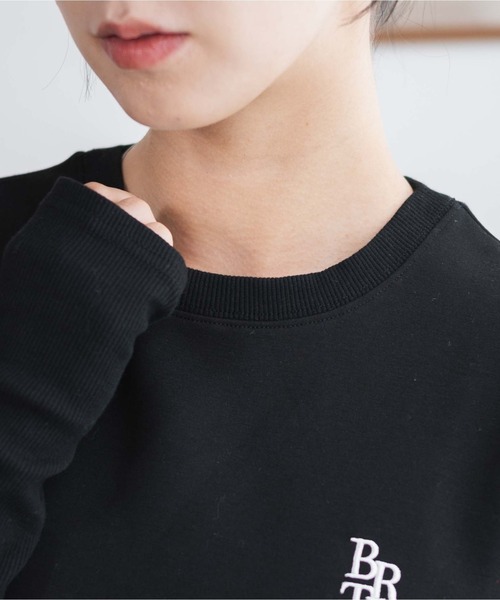 WEGO（ウィゴー）の「WEGO/アームデザインスウェットチュニック（スウェット・レディース・ブラック/杢グレー・FREE）」の5枚目の写真