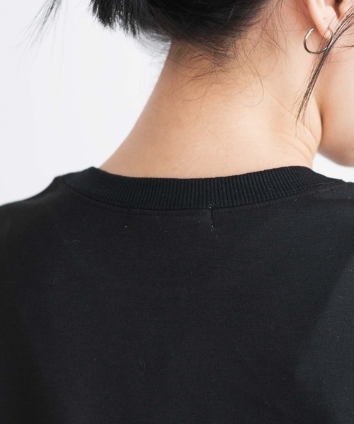 WEGO（ウィゴー）の「WEGO/アームデザインスウェットチュニック（スウェット・レディース・ブラック/杢グレー・FREE）」の7枚目の写真