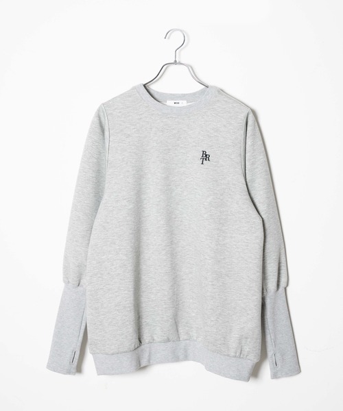 WEGO（ウィゴー）の「WEGO/アームデザインスウェットチュニック（スウェット・レディース・ブラック/杢グレー・FREE）」の18枚目の写真