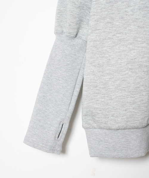 WEGO（ウィゴー）の「WEGO/アームデザインスウェットチュニック（スウェット・レディース・ブラック/杢グレー・FREE）」の21枚目の写真