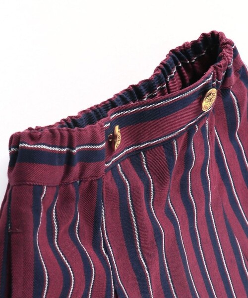BRANSHES(ブランシェス)の「【お揃い】レジメンタルストライプインナーパンツ付きスカート(スカート・キッズ・エンジ/グリーン・90/140/110/130/100/150/120)」の7枚目の写真