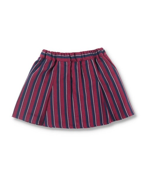 BRANSHES(ブランシェス)の「【お揃い】レジメンタルストライプインナーパンツ付きスカート(スカート・キッズ・エンジ/グリーン・90/140/110/130/100/150/120)」の12枚目の写真