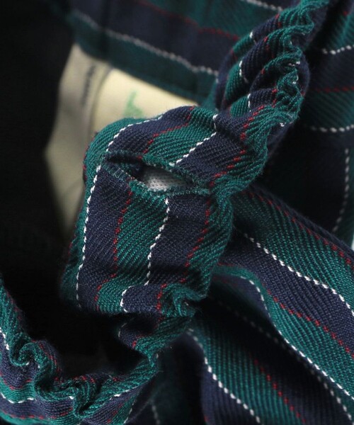 BRANSHES(ブランシェス)の「【お揃い】レジメンタルストライプインナーパンツ付きスカート(スカート・キッズ・エンジ/グリーン・90/140/110/130/100/150/120)」の19枚目の写真