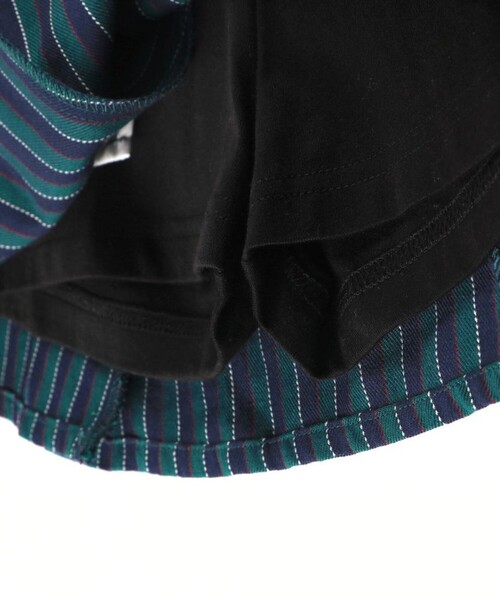 BRANSHES(ブランシェス)の「【お揃い】レジメンタルストライプインナーパンツ付きスカート(スカート・キッズ・エンジ/グリーン・90/140/110/130/100/150/120)」の22枚目の写真