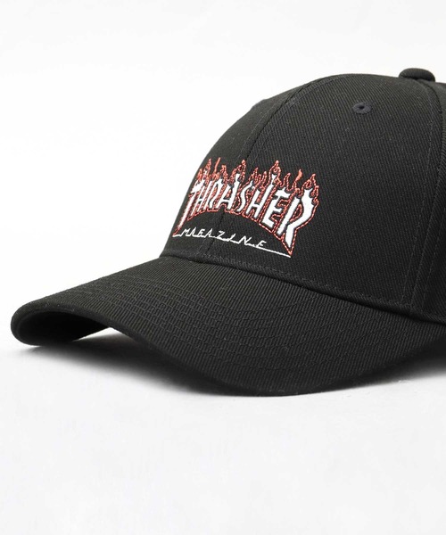 THRASHER（スラッシャー）の「FLAME LOGO ツイルキャップ（キャップ・メンズ・ブラック/グレー/ホワイト・FREE）」の16枚目の写真
