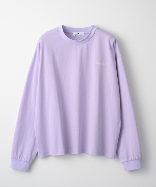 NO PANTIES（ノーパンティーズ）の「【NO PANTIES】Romantic ロングスリーブ（Tシャツ/カットソー・レディース・ホワイト/パープル・FREE）」の2枚目の写真