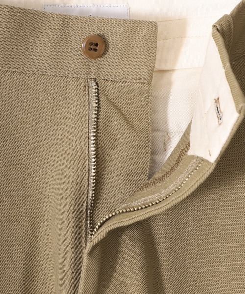 marka マーカ U.S. ARMY CHINO チノパンツ ベージュ 2 U.S.ARMY CHINO TROUSERS - ORGANIC COTTON GABARDINE - | marka