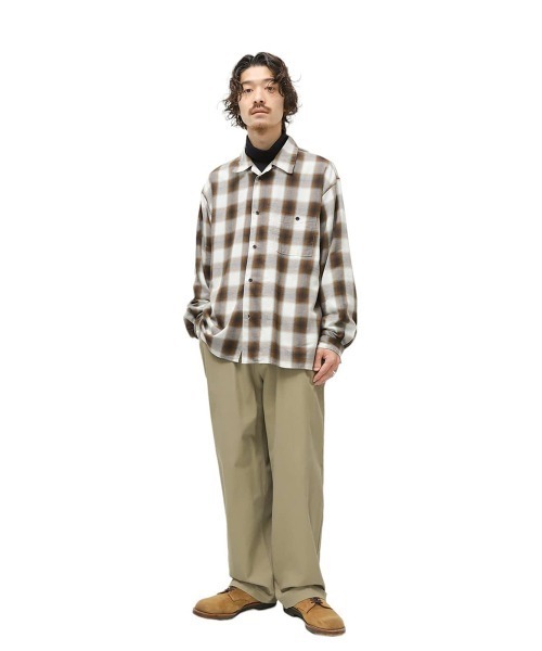 marka マーカ U.S. ARMY CHINO チノパンツ ベージュ 2 U.S.ARMY CHINO TROUSERS - ORGANIC COTTON GABARDINE - | marka