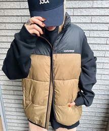 IO（イオ）（イオ）の「CONVERSE / ナイロン中綿リサイクル切替ベスト / 3540-3400（ダウンベスト）」