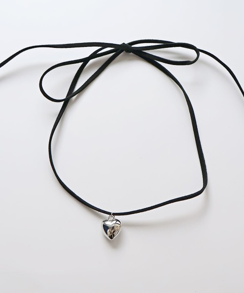 CEMONEMO（セモネモ）の「2way ハート リボンチョーカー（チョーカー・レディース・シルバー/ゴールド・FREE）」の6枚目の写真