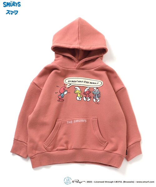 F.O.KIDS（エフオーキッズ）の「スマーフコラボフーディー（パーカー・キッズ・キナリ/ピンク/チャコール・80/100/90/95/140/130/120/110）」の14枚目の写真