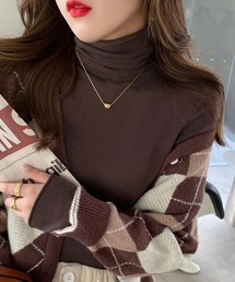 COCOMOMO | なめらかタートルネックニットトップス(ニット/セーター)