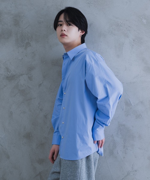 【セール】oversized regular shirt / オーバーサイズ レギュラーシャツ（シャツ/ブラウス）｜AROUND FLAVA（アラウンドフラバ）
