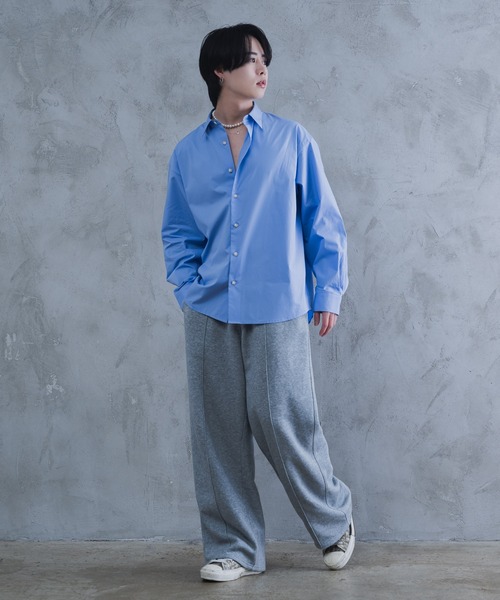 【セール】oversized regular shirt / オーバーサイズ レギュラーシャツ（シャツ/ブラウス）｜AROUND FLAVA（アラウンドフラバ）