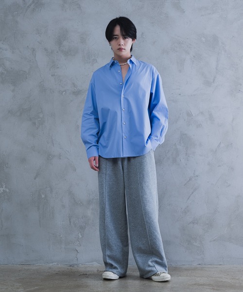 【セール】oversized regular shirt / オーバーサイズ レギュラーシャツ（シャツ/ブラウス）｜AROUND FLAVA（アラウンドフラバ）