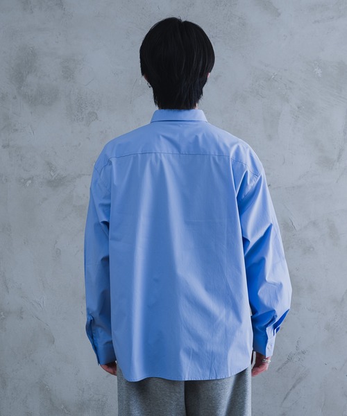 テーラーメイド　ラウンドシャツ　Oサイズ セール】oversized regular shirt / オーバーサイズ レギュラー