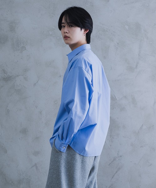 【セール】oversized regular shirt / オーバーサイズ レギュラーシャツ（シャツ/ブラウス）｜AROUND FLAVA（アラウンドフラバ）