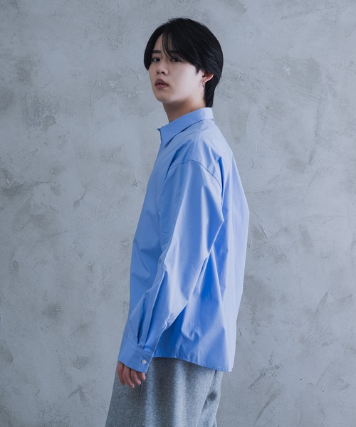 【セール】oversized regular shirt / オーバーサイズ レギュラーシャツ（シャツ/ブラウス）｜AROUND FLAVA（アラウンドフラバ）