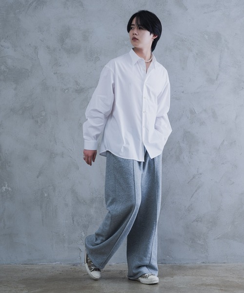【セール】oversized regular shirt / オーバーサイズ レギュラーシャツ（シャツ/ブラウス）｜AROUND FLAVA（アラウンドフラバ）