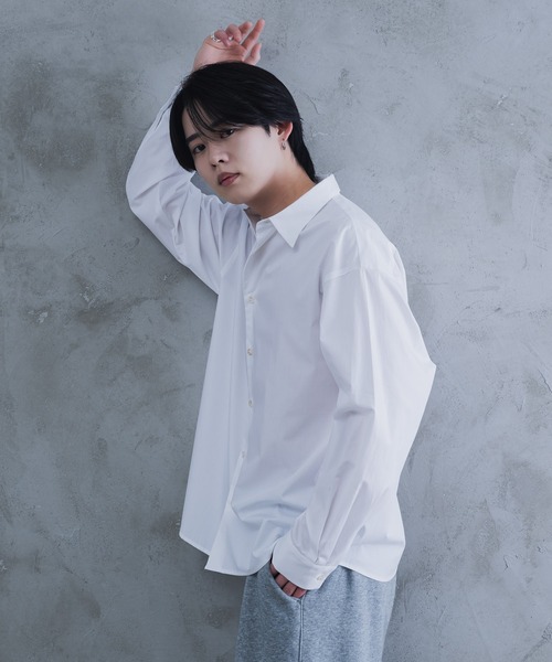 【セール】oversized regular shirt / オーバーサイズ レギュラーシャツ（シャツ/ブラウス）｜AROUND FLAVA（アラウンドフラバ）