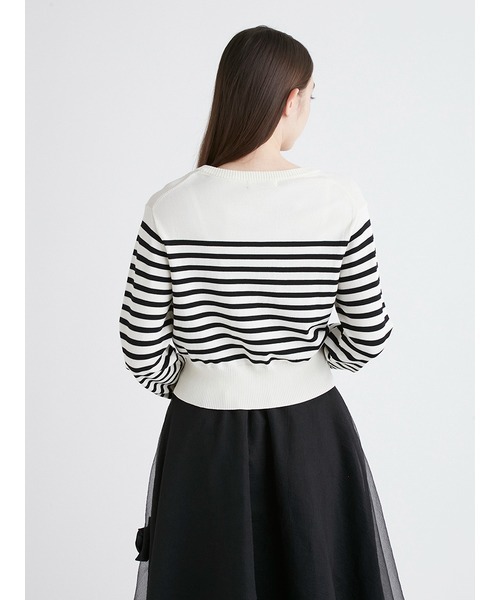 FURFUR(ファーファー)の「樋上公実子コラボ“Jade”カーディガン(カーディガン/ボレロ・レディース・ライトブルー/その他/ブラック・FREE)」の8枚目の写真