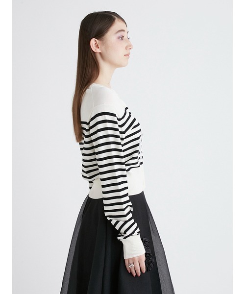 FURFUR(ファーファー)の「樋上公実子コラボ“Jade”カーディガン(カーディガン/ボレロ・レディース・ライトブルー/その他/ブラック・FREE)」の9枚目の写真