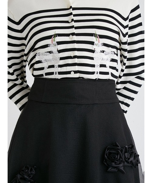 FURFUR(ファーファー)の「樋上公実子コラボ“Jade”カーディガン(カーディガン/ボレロ・レディース・ライトブルー/その他/ブラック・FREE)」の13枚目の写真