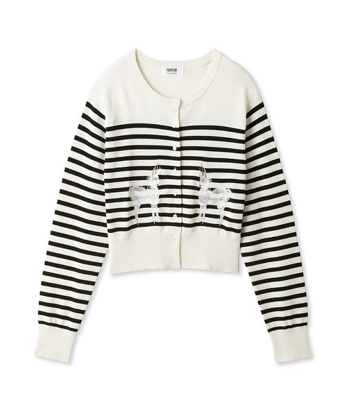 FURFUR(ファーファー)の「樋上公実子コラボ“Jade”カーディガン(カーディガン/ボレロ・レディース・ライトブルー/その他/ブラック・FREE)」の16枚目の写真