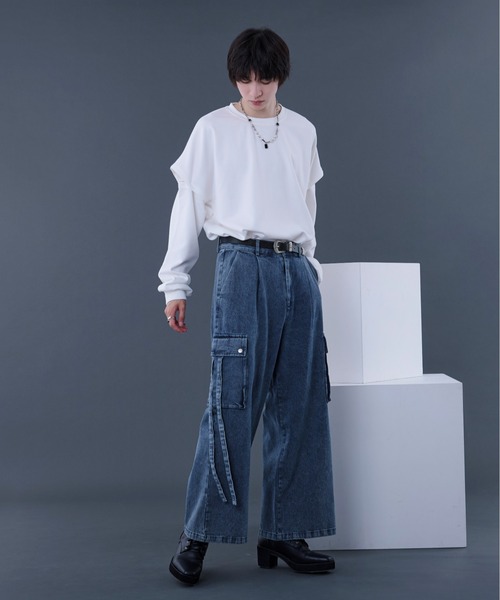 新カラー追加】アソートコードカーゴパンツ（カーゴパンツ）｜Ellno