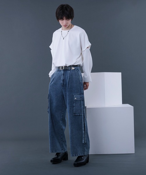 【新カラー追加】アソートコードカーゴパンツ（カーゴパンツ）｜Ellno Loset（エルノロゼット）