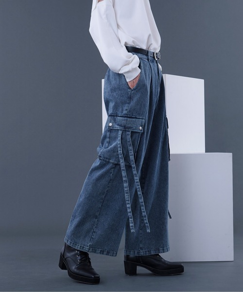 【新カラー追加】アソートコードカーゴパンツ（カーゴパンツ）｜Ellno Loset（エルノロゼット）