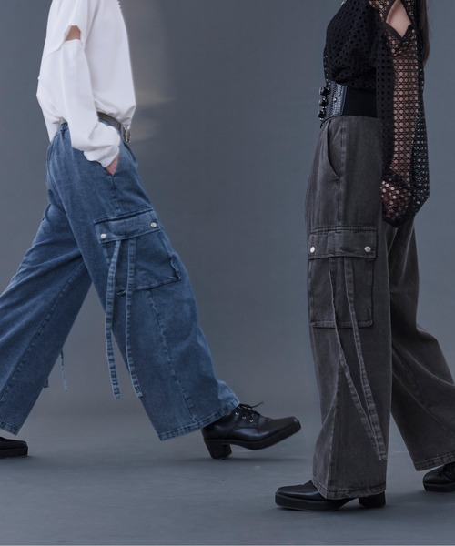 【新カラー追加】アソートコードカーゴパンツ（カーゴパンツ）｜Ellno Loset（エルノロゼット）