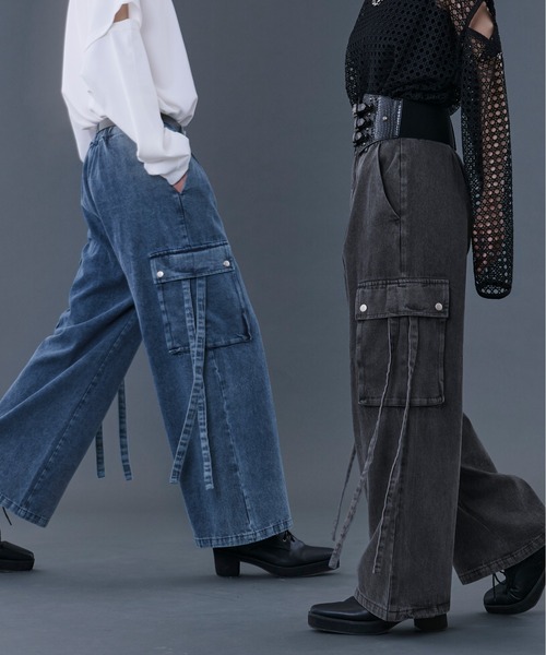 【新カラー追加】アソートコードカーゴパンツ（カーゴパンツ）｜Ellno Loset（エルノロゼット）