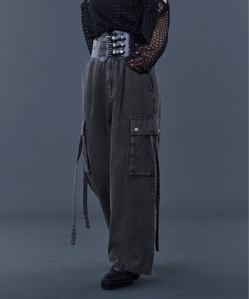 【新カラー追加】アソートコードカーゴパンツ（カーゴパンツ）｜Ellno Loset（エルノロゼット）