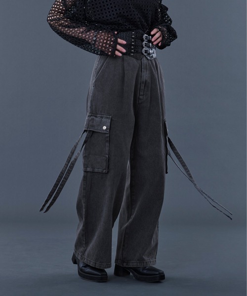 【新カラー追加】アソートコードカーゴパンツ（カーゴパンツ）｜Ellno Loset（エルノロゼット）