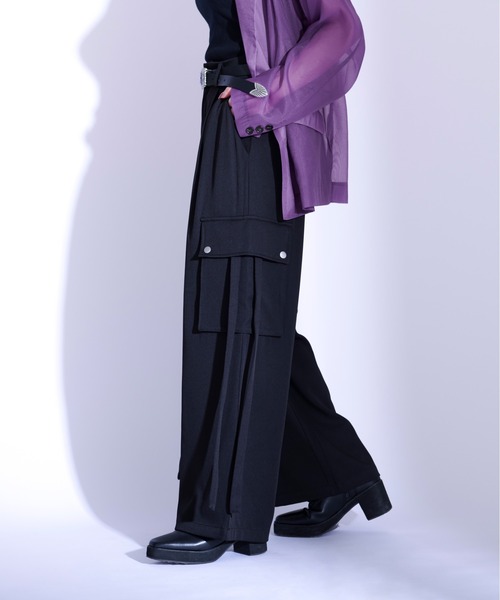 【新カラー追加】アソートコードカーゴパンツ（カーゴパンツ）｜Ellno Loset（エルノロゼット）