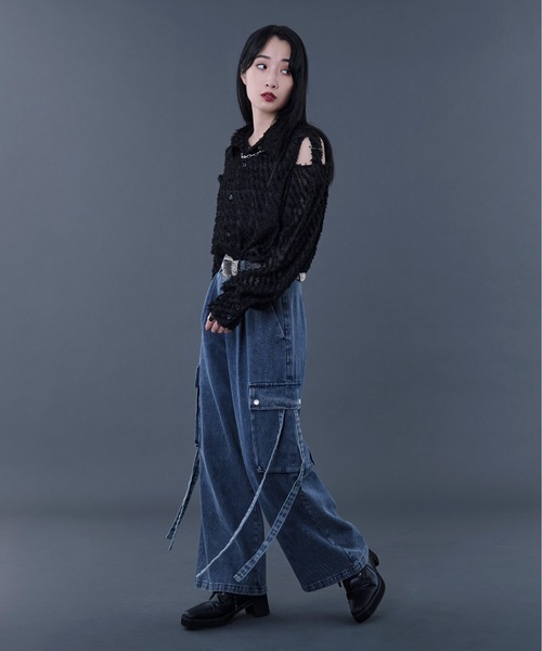 【新カラー追加】アソートコードカーゴパンツ（カーゴパンツ）｜Ellno Loset（エルノロゼット）