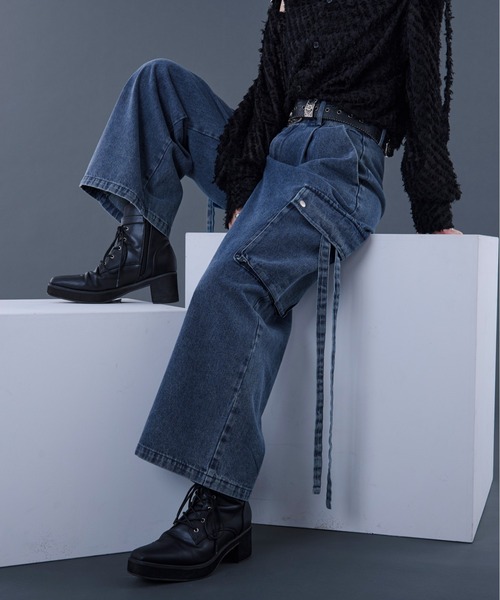 【新カラー追加】アソートコードカーゴパンツ（カーゴパンツ）｜Ellno Loset（エルノロゼット）