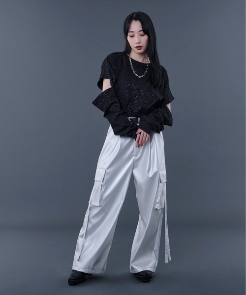 【新カラー追加】アソートコードカーゴパンツ（カーゴパンツ）｜Ellno Loset（エルノロゼット）