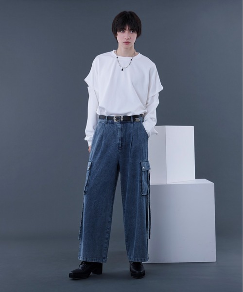 【新カラー追加】アソートコードカーゴパンツ（カーゴパンツ）｜Ellno Loset（エルノロゼット）