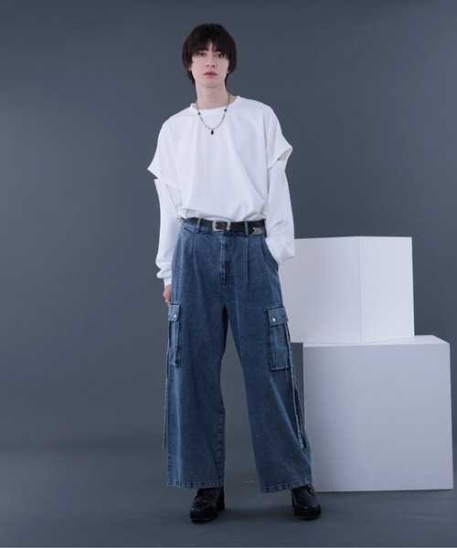 【新カラー追加】アソートコードカーゴパンツ（カーゴパンツ）｜Ellno Loset（エルノロゼット）