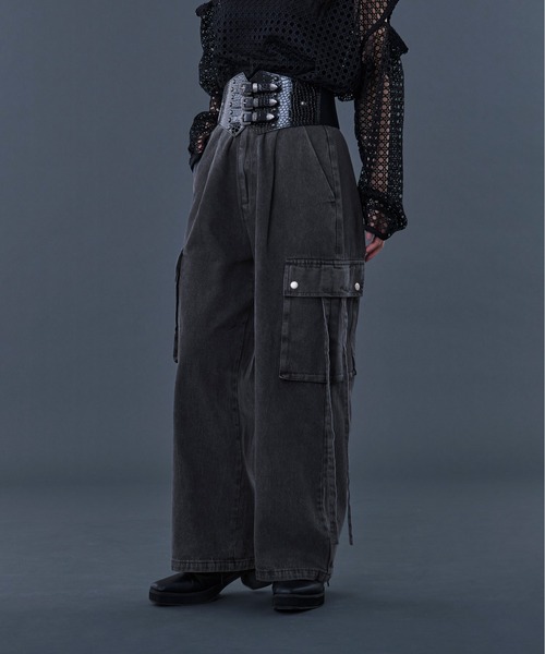 【新カラー追加】アソートコードカーゴパンツ（カーゴパンツ）｜Ellno Loset（エルノロゼット）