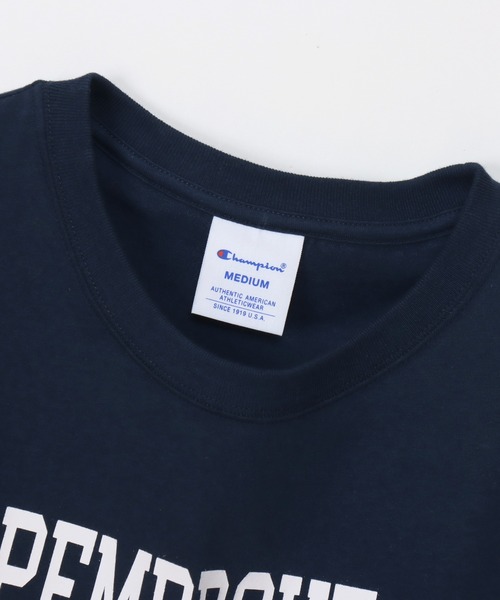 Champion（チャンピオン）の「【Champion/チャンピオン】レディース ベーシック ショートスリーブTシャツ（Tシャツ/カットソー・レディース・ネイビー/その他35/ベージュ/ホワイト・MEDIUM/LARGE）」の20枚目の写真