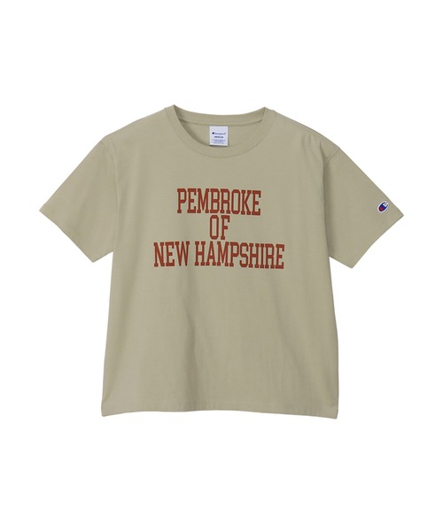 Champion（チャンピオン）の「【Champion/チャンピオン】レディース ベーシック ショートスリーブTシャツ（Tシャツ/カットソー・レディース・ネイビー/その他35/ベージュ/ホワイト・MEDIUM/LARGE）」の14枚目の写真